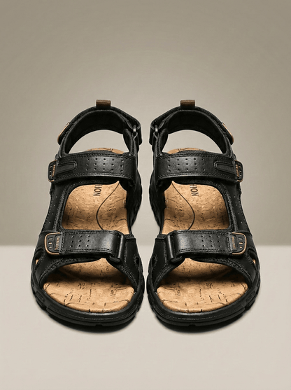Griffin | Sandales Décontractées à Double Velcro pour Extérieur