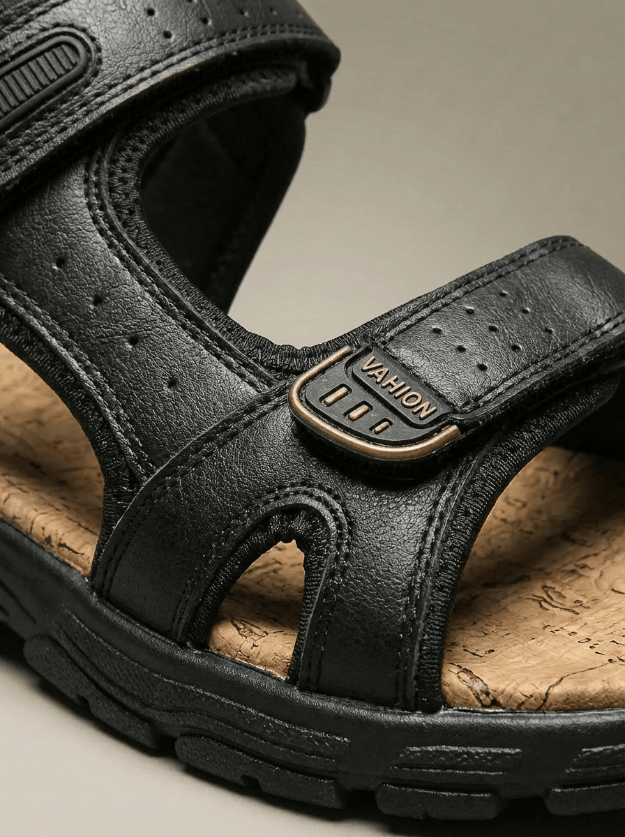 Griffin | Sandales Décontractées à Double Velcro pour Extérieur