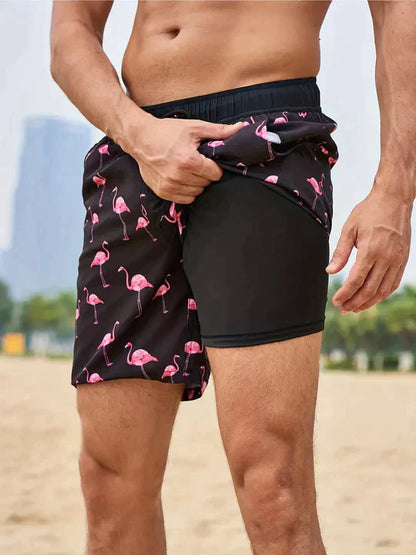 Jeni | Short de Bain Tropical à Séchage Rapide
