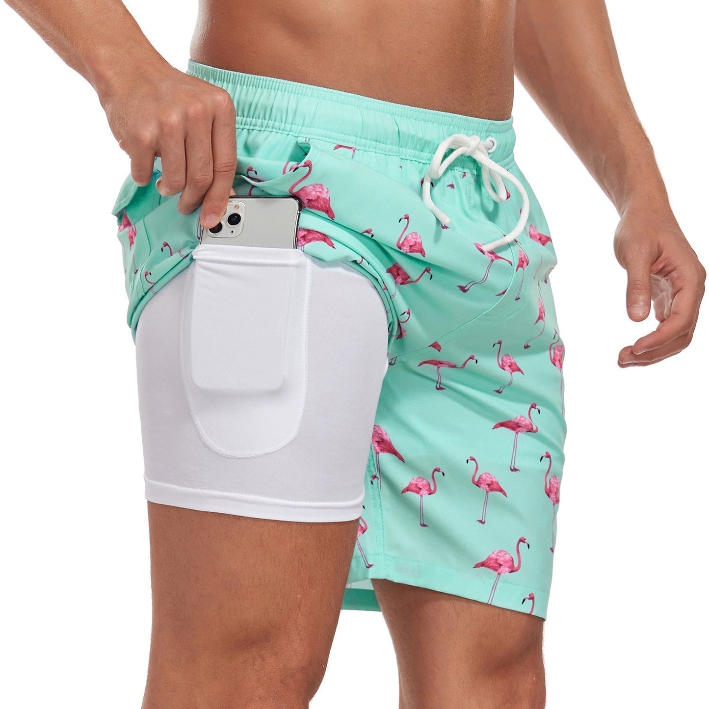 Jeni | Short de Bain Tropical à Séchage Rapide
