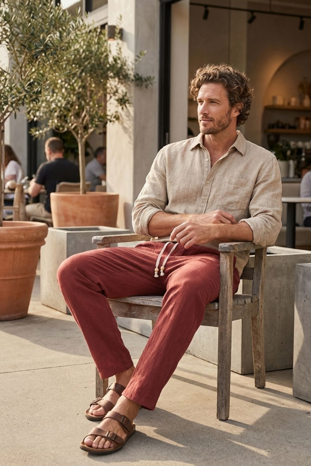 Stellan | Pantalon en Lin Tapered