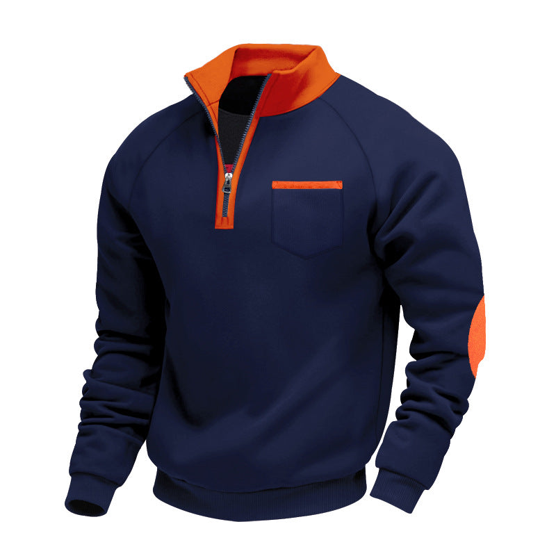 Lovas | Pull pour hommes avec demi-zip