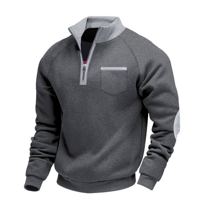 Lovas | Pull pour hommes avec demi-zip