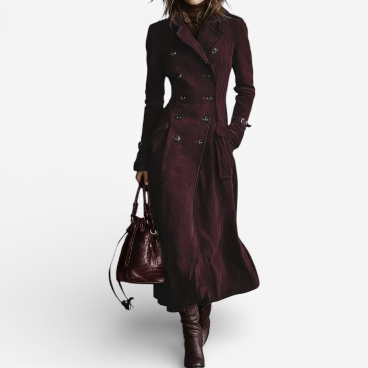 Manteau Trench Nathaly Langer pour Femmes
