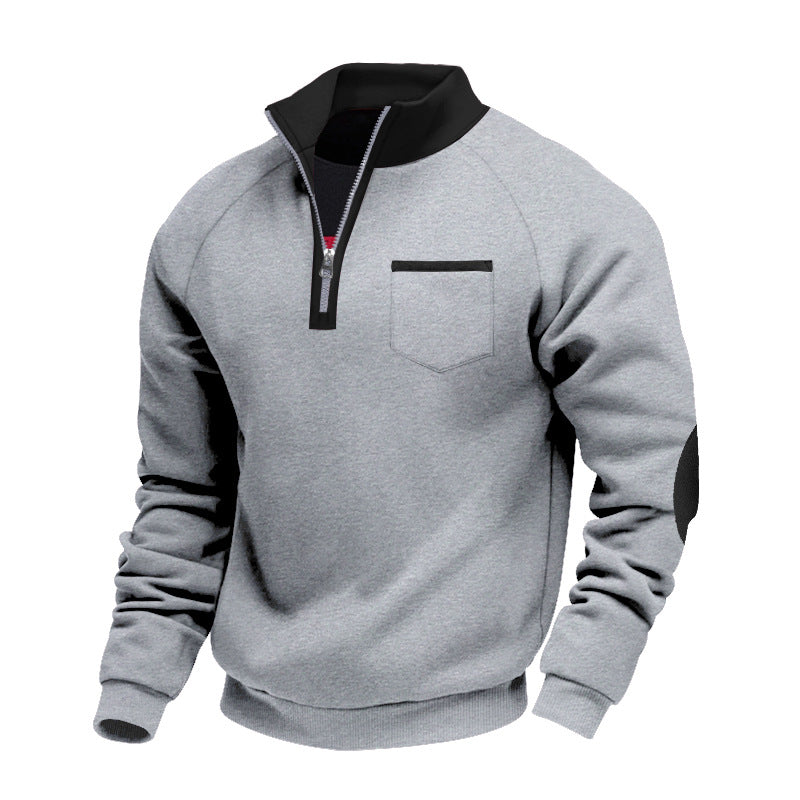 Lovas | Pull pour hommes avec demi-zip