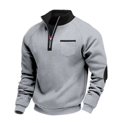 Lovas | Pull pour hommes avec demi-zip