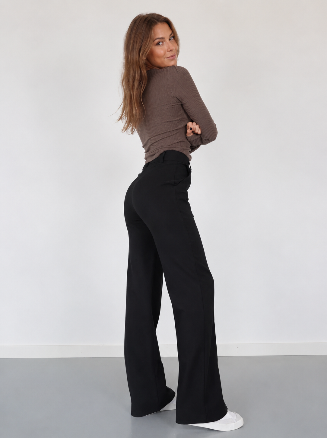 Oriana | Pantalon Palazzo Tailleur Taille Haute