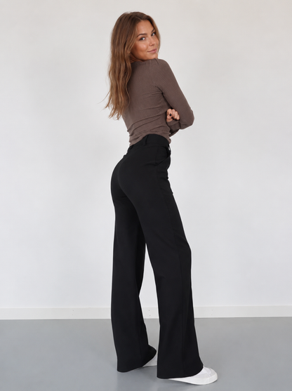 Oriana | Pantalon Palazzo Tailleur Taille Haute