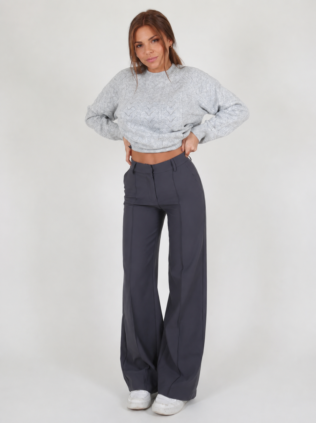 Oriana | Pantalon Palazzo Tailleur Taille Haute
