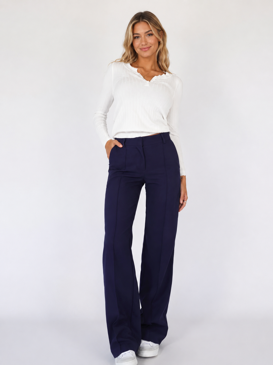 Oriana | Pantalon Palazzo Tailleur Taille Haute