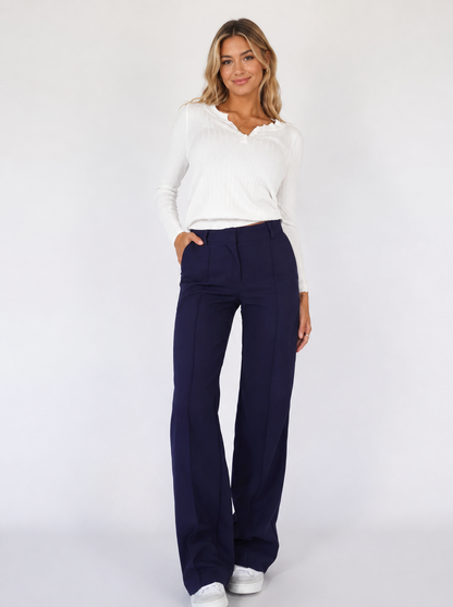 Oriana | Pantalon Palazzo Tailleur Taille Haute