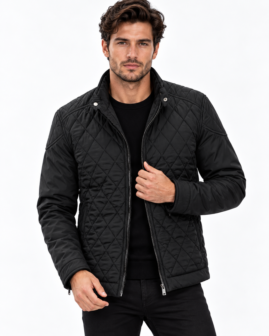 Conrad | Veste matelassée pour homme avec col montant