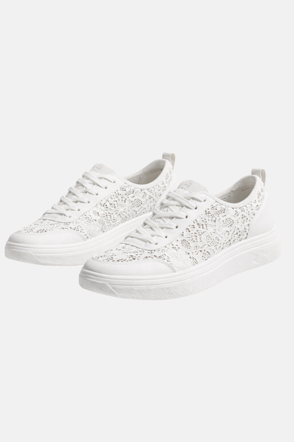 Liena | Baskets à lacets fleuries