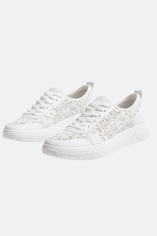 Liena | Baskets à lacets fleuries