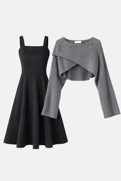 Robe Nalina avec Ensemble Top – Élégante et Moderne