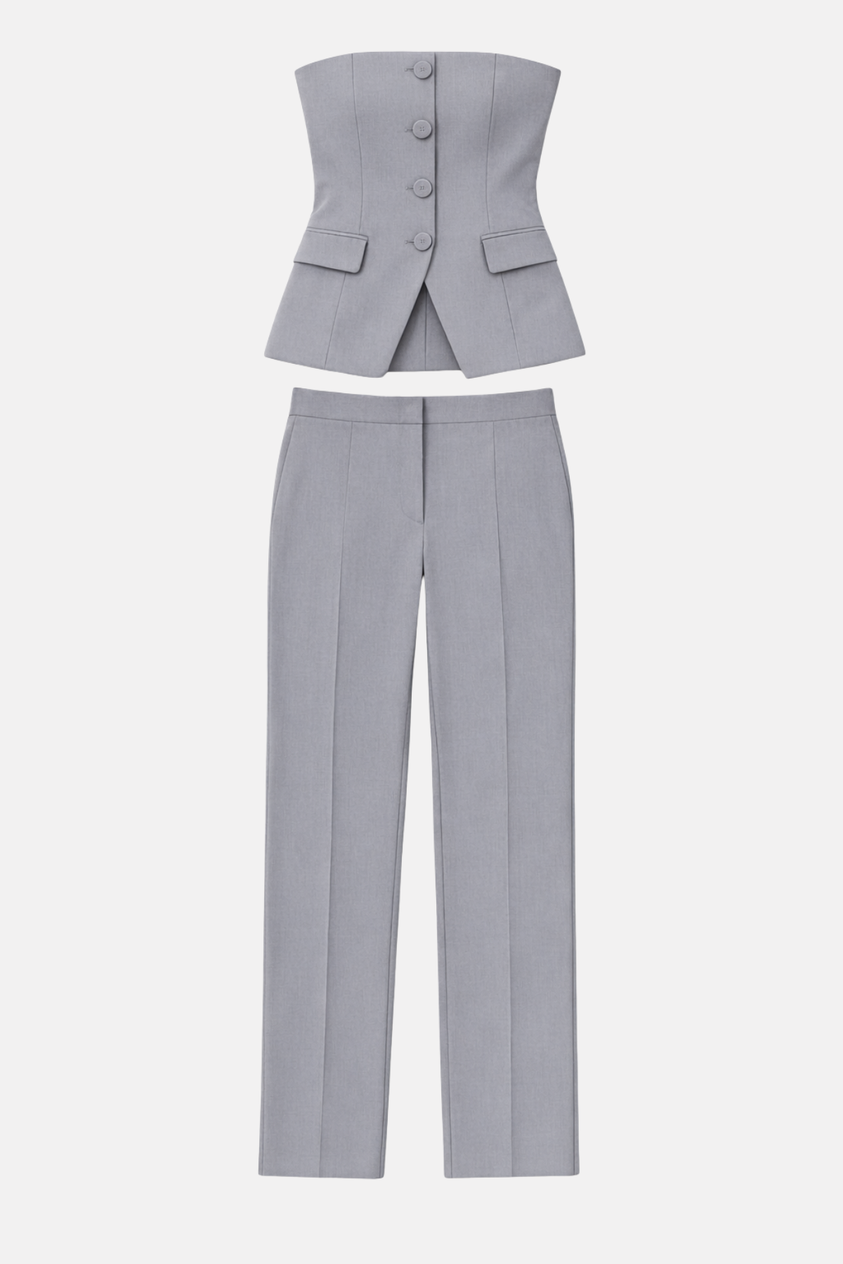 Ensemble Combinaison d’Été Femme – Haut et Pantalon à Boutons