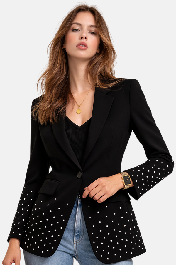 Blazer Femme Ajusté – Élégant pour Bureau et Mariages
