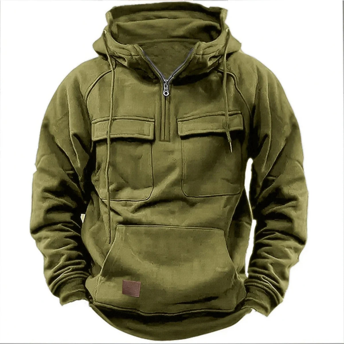 Malakai | Sweat à capuche pour homme monochrome décontracté