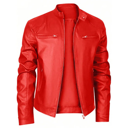 Knox | Veste en cuir de moto pour hommes Punk