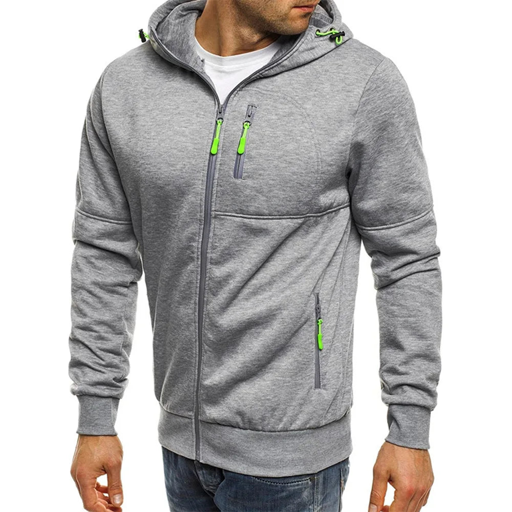 Aziel | Pulls à capuche pour hommes en jacquard décontracté