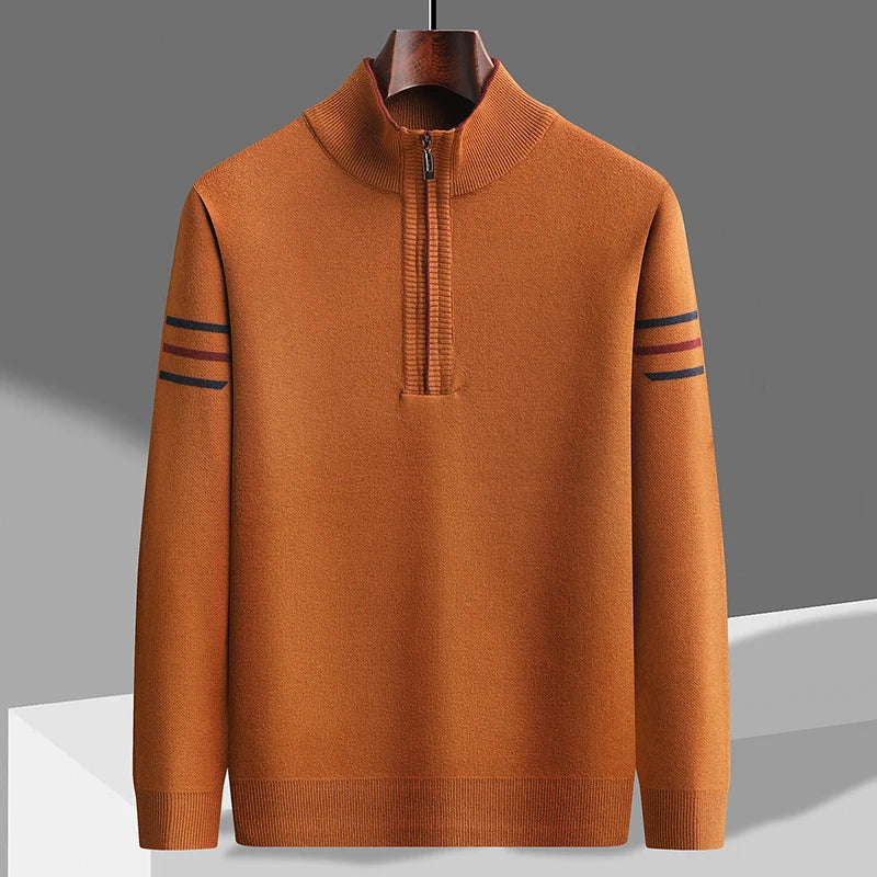 Caden | Pull en jacquard tricoté à blocs de couleurs pour hommes coréen