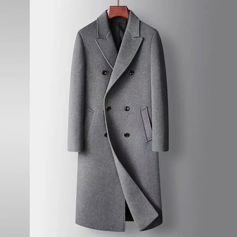 Callan | Manteau coupe-vent long croisé pour homme