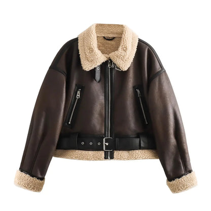 Alison | Manteau en fourrure pour femmes en automne
