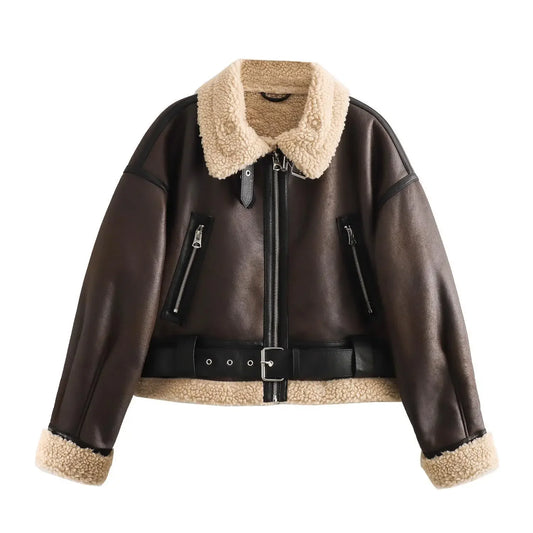 Alison | Manteau en fourrure pour femmes en automne