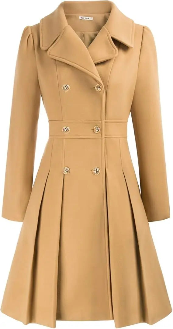Mirena | Manteau A-ligne épais avec poches