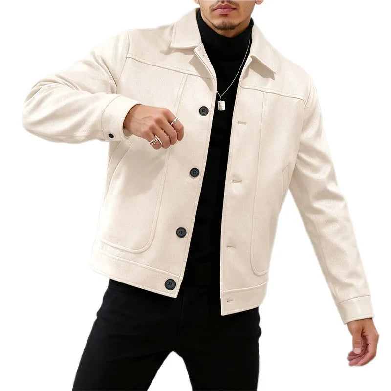 Alejandro | Veste Manteau en Laine Mélangée pour Hommes Casual Affaires