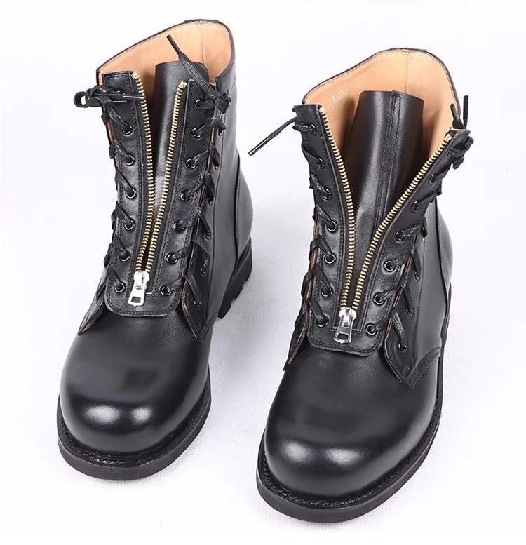 Tabitha | Bottes de vol style vintage en cuir pleine fleur