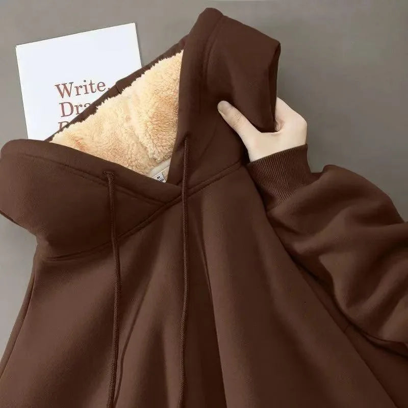 Varina | Hoodie ample en épais polaire chaud