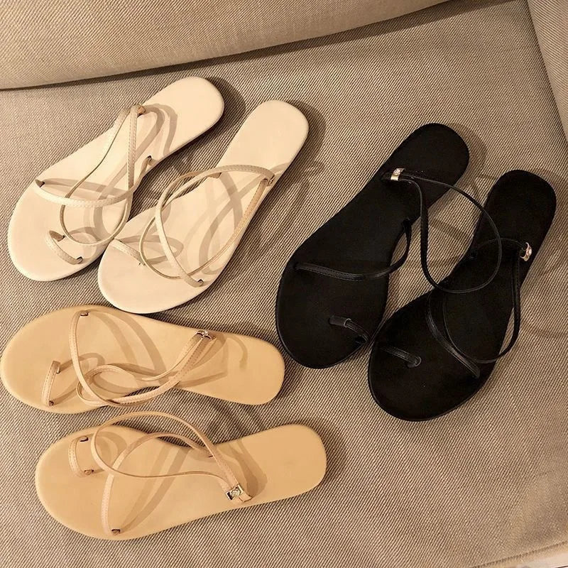Addison | Sandales à Tige Plate Minimalistes et Polyvalentes pour Femmes