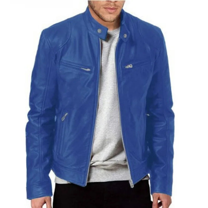 Knox | Veste en cuir de moto pour hommes Punk