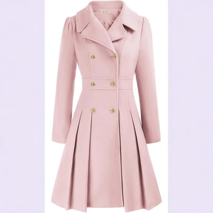 Mirena | Manteau A-ligne épais avec poches