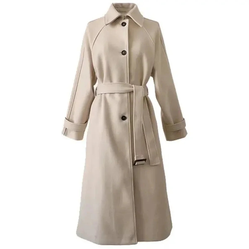 Odalys | Manteau long en laine pour femmes