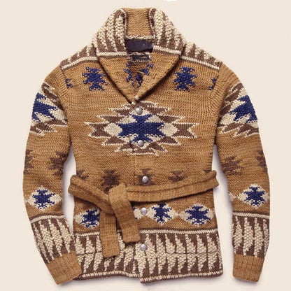 Justin | Pull Fashion Jacquard Lourd pour Hommes