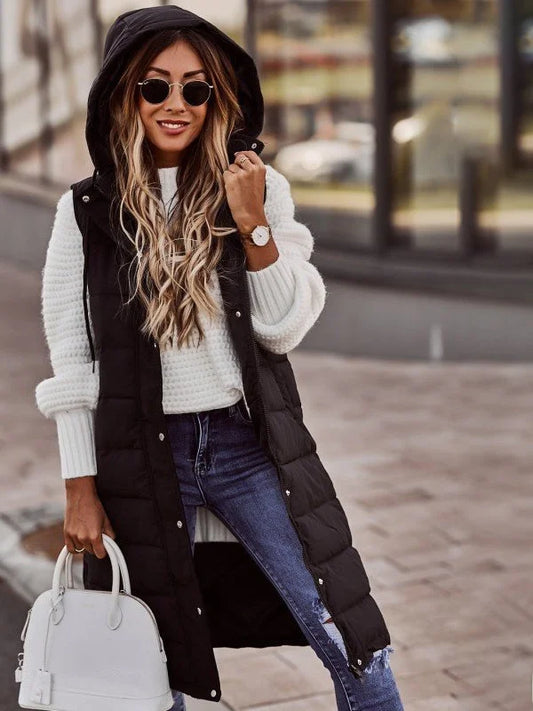 Arianell | Cardigan ouvert en coton mi-long
