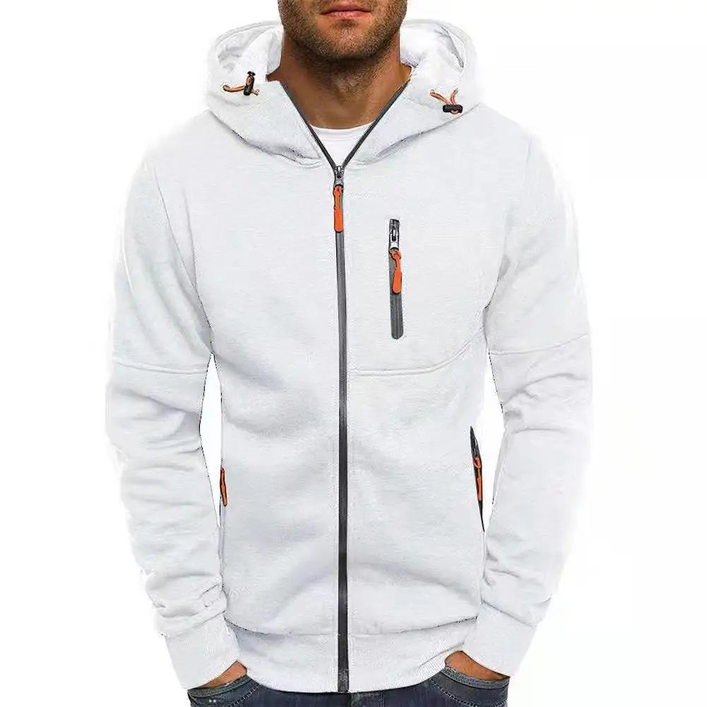 Aziel | Pulls à capuche pour hommes en jacquard décontracté