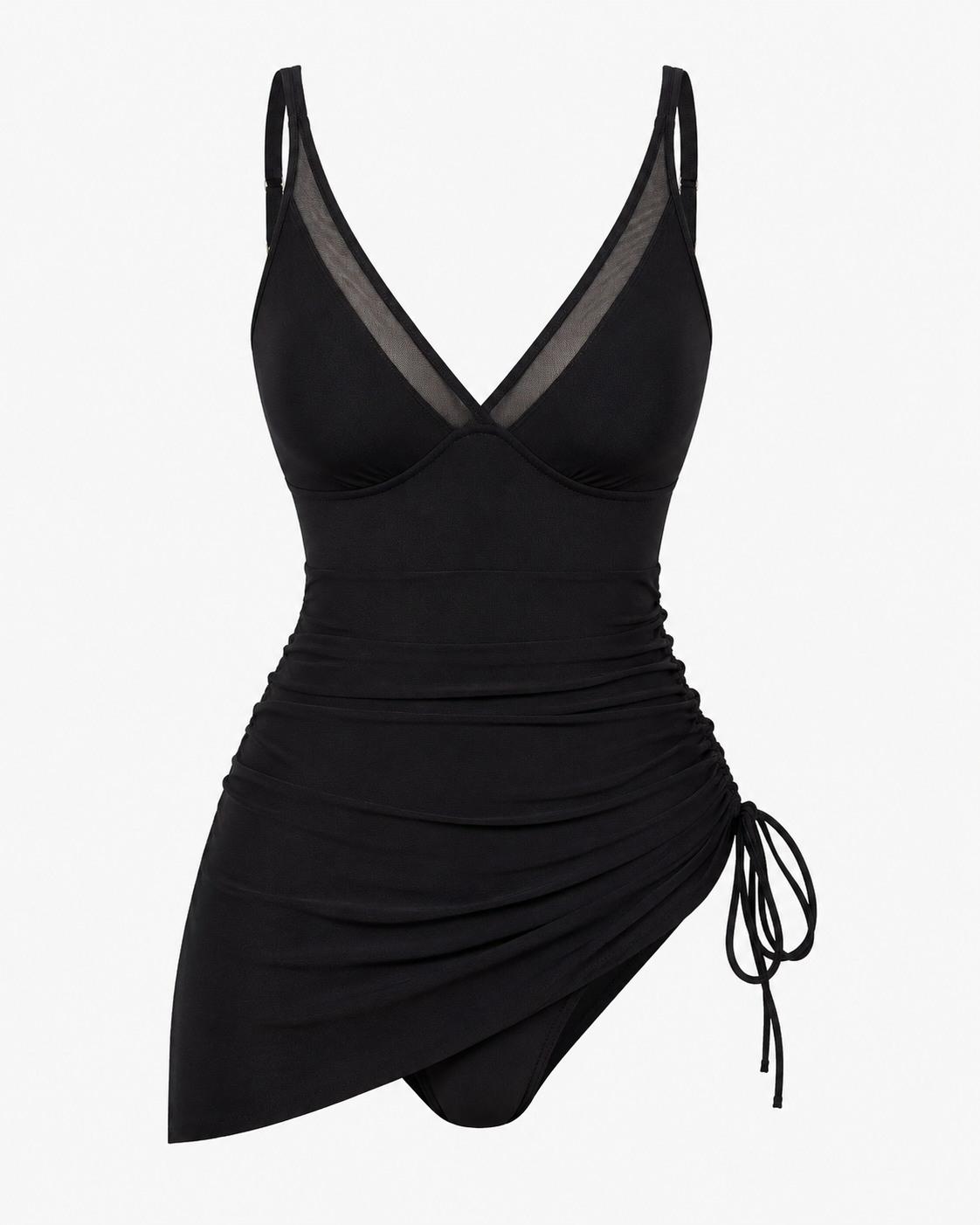 Lena | Robe de bain avec contrôle du ventre et protection solaire