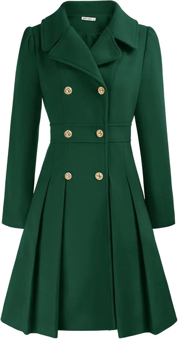 Mirena | Manteau A-ligne épais avec poches