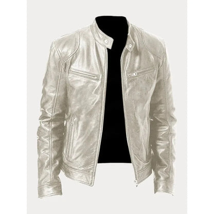 Knox | Veste en cuir de moto pour hommes Punk