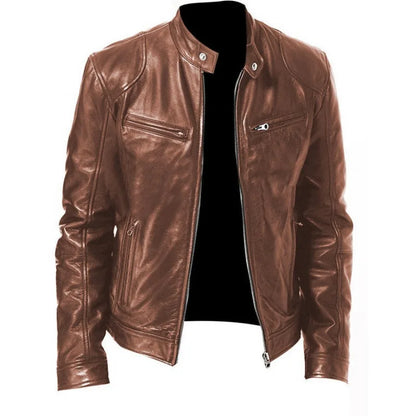 Knox | Veste en cuir de moto pour hommes Punk