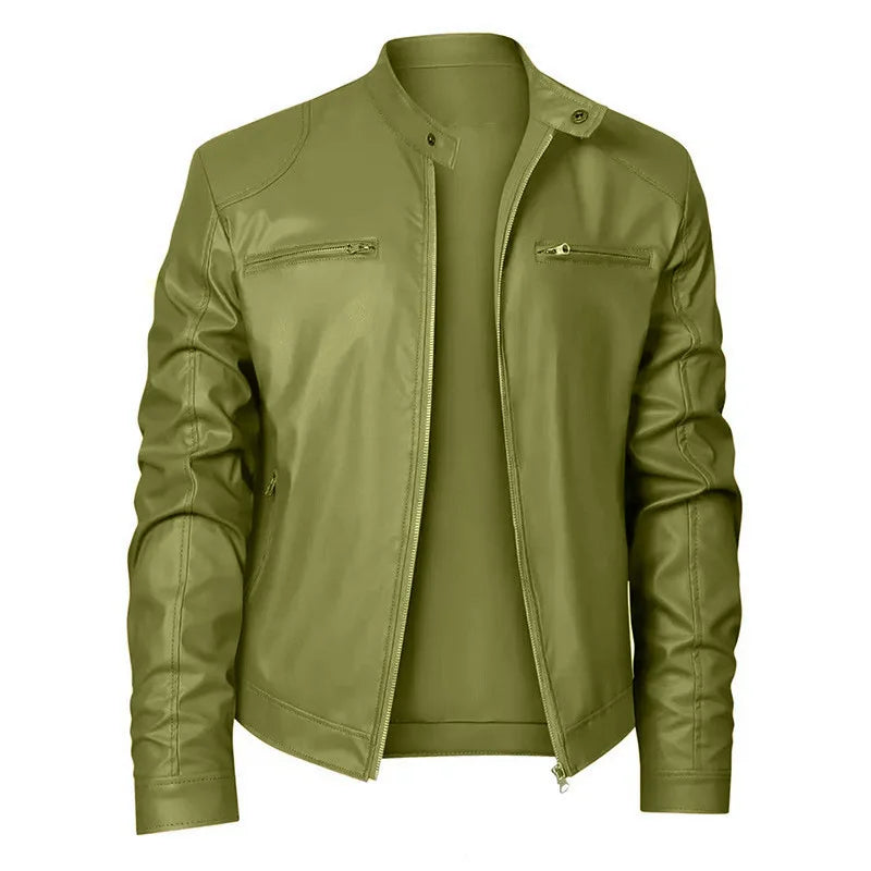 Knox | Veste en cuir de moto pour hommes Punk