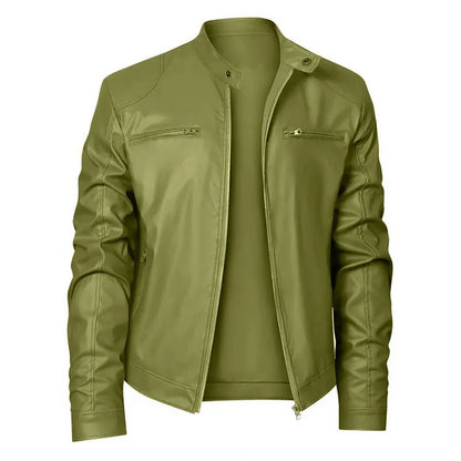 Knox | Veste en cuir de moto pour hommes Punk