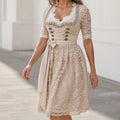 Sabrina | Robe décontractée bohème en broderie florale traditionnelle pour femmes