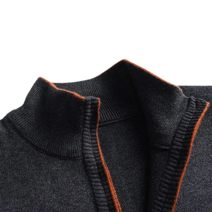 Caden | Pull en jacquard tricoté à blocs de couleurs pour hommes coréen