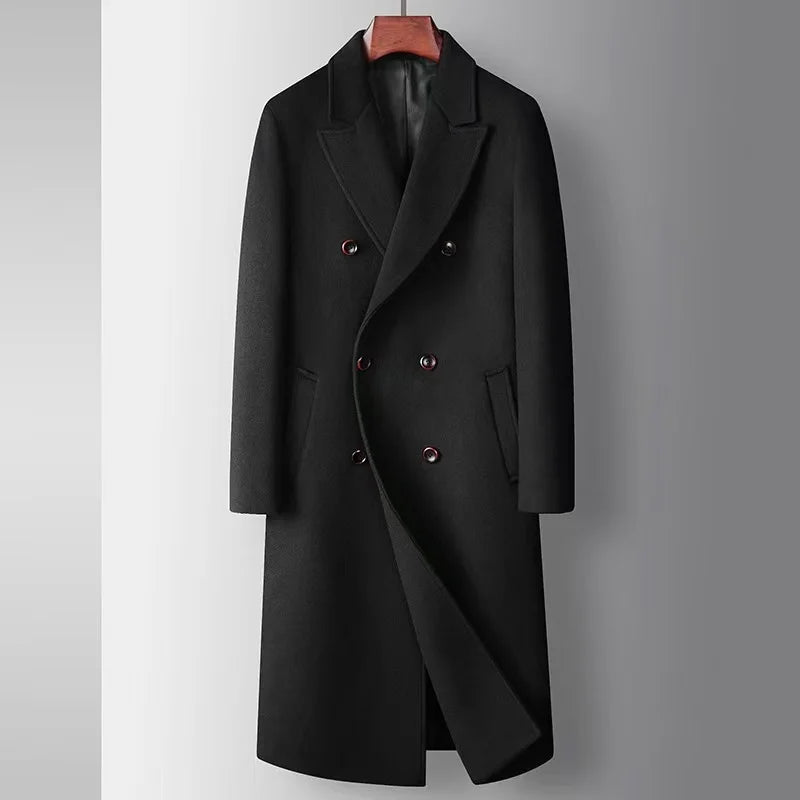 Callan | Manteau coupe-vent long croisé pour homme