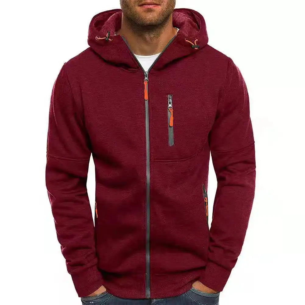 Aziel | Pulls à capuche pour hommes en jacquard décontracté