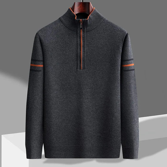 Caden | Pull en jacquard tricoté à blocs de couleurs pour hommes coréen
